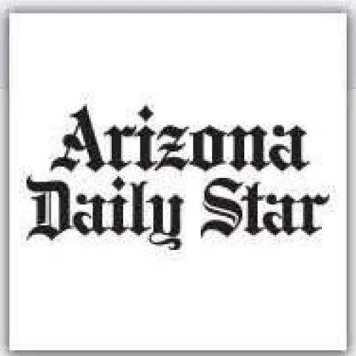 Arizona Daily Star logo on white background with black writing