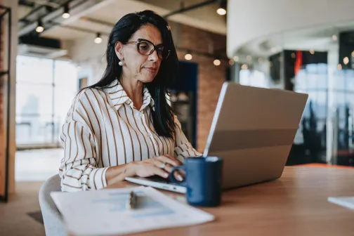 woman on laptop